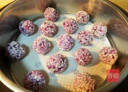 紫薯糯米团的做法图解5