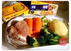 猪肉咖喱饭的做法图解1