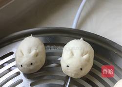 小兔子奶黄包的做法图解4