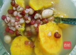 红豆薏米花生红薯糖水的做法图解5