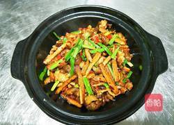 小柱私房菜之柴火香干炒猪手的做法图解6