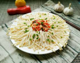 蒜蓉粉丝金针菇[图]