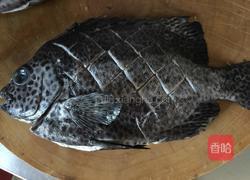 油泼斑石雕鱼的做法图解2