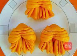 南瓜小卷帘花卷的做法图解12