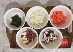 香菇蔬菜瘦肉泥的做法图解1