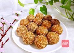 南瓜芝麻圆的做法图解1
