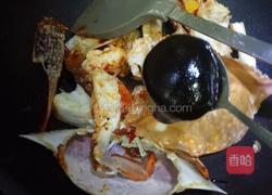 梭子蟹炒年糕的做法图解5