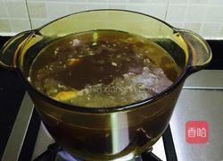 牛肝菌排骨干贝海虾粥的做法图解6