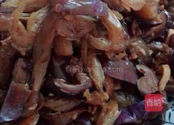 香菇鱿鱼丝烧茄子的做法图解9