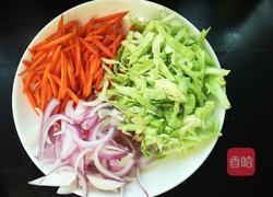 素炒面条的做法图解2