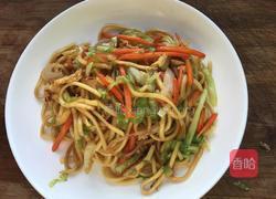 素炒面条的做法图解6