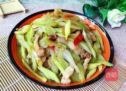 西芹炒肉/芹菜炒肉的做法图解11