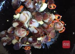 腊肠炒豇豆的做法图解6