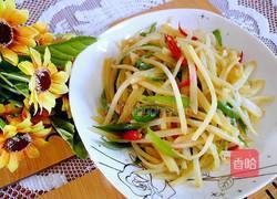 素炒三丝的做法图解5