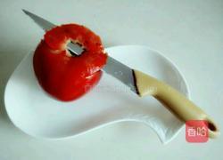 蕃茄玫瑰的做法图解4