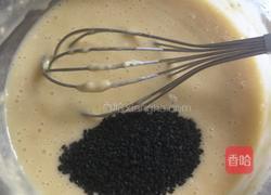黑芝麻蛋卷的做法图解4