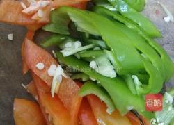 彩椒干豆腐的做法图解2