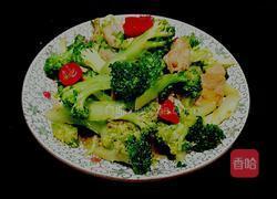 瘦肉炒西兰花的做法图解8