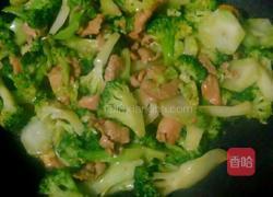 瘦肉炒西兰花的做法图解6