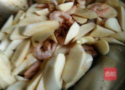 虾仁炒姣白的做法图解3