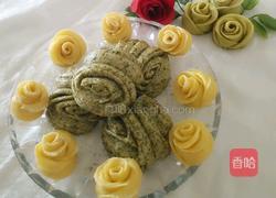 菠菜花卷馍的做法图解5