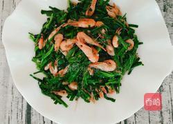 鲜河虾炒韭菜的做法图解5