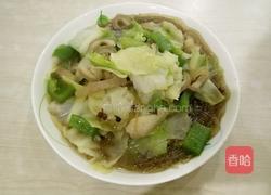 包菜炖粉条的做法图解7