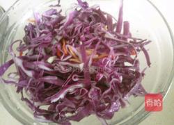 凉拌紫甘兰的做法图解3