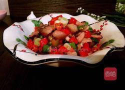 辣炒熏肉的做法图解3