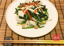 绿蔬墨鱼仔的做法图解5