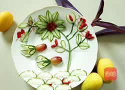 黄瓜花样拼盘的做法图解25