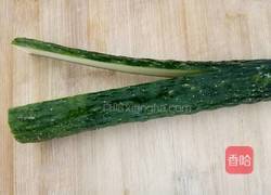 黄瓜花样拼盘的做法图解1