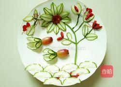 黄瓜花样拼盘的做法图解24