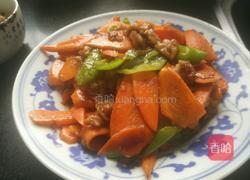 红萝卜炒瘦肉的做法图解11