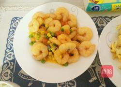 青豆玉米胡萝卜虾仁的做法图解7