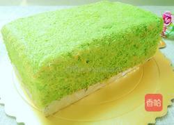 菠菜土司蛋糕的做法图解1