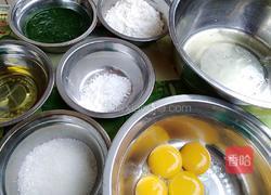 菠菜土司蛋糕的做法图解2