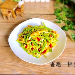 南瓜花炒鸡蛋（儿时的味道）的做法[图]