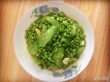 丝瓜炒毛豆