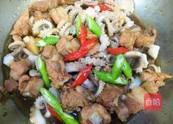 八爪鱼焖排骨的做法图解8