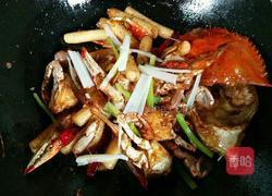 蟹炒年糕的做法图解19
