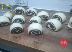 可可粉双色馒头的做法图解9