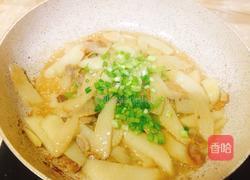 豆腐山药炒咸肉的做法图解9