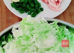 五花肉炖白菜粉条的做法图解1