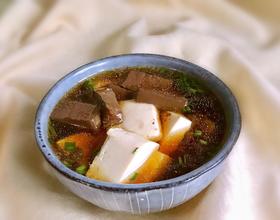 鸡血豆腐汤[图]