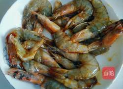 蒜茸开边虾的做法图解21
