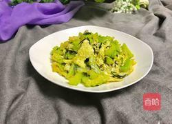 苦瓜炒鸡蛋的做法图解15