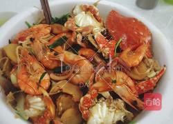 干锅海鲜的做法图解6