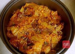 芝麻辣白菜的做法图解4