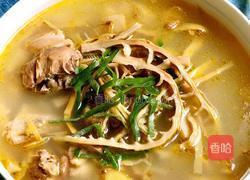 羊尾笋土鸡煲的做法图解7